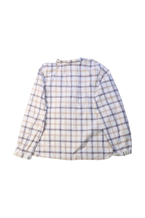 A Beige Long Sleeve Shirts from Bonpoint in size 6T for girl. (Back View)