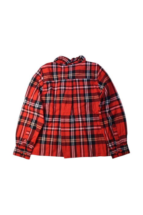 A Red Long Sleeve Shirts from Mini Rodini in size 8Y for girl. (Back View)