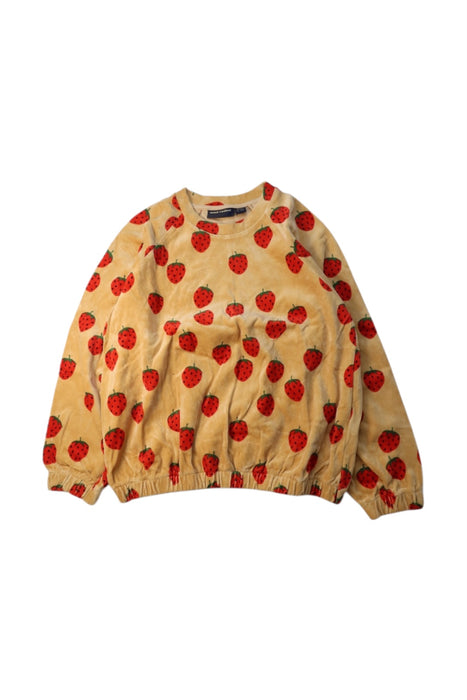 A Beige Crewneck Sweatshirts from Mini Rodini in size 9Y for girl. (Front View)