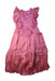 A Pink Sleeveless Dresses from Velveteen in size 8Y for girl. (Back View)