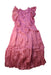 A Pink Sleeveless Dresses from Velveteen in size 8Y for girl. (Back View)