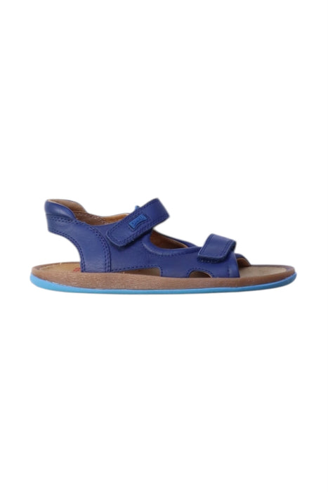 A Blue Sandals from Camper in size 6T for neutral. (Front View)
