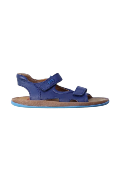 A Blue Sandals from Camper in size 6T for neutral. (Front View)