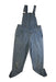 A Blue Long Overalls from Seed in size 8Y for girl. (Front View)