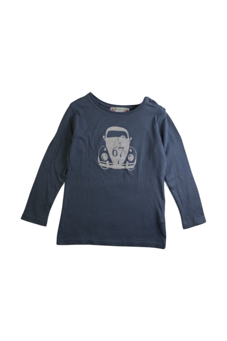 A Blue Long Sleeve T Shirts from Bonpoint in size 2T for boy. (Front View)
