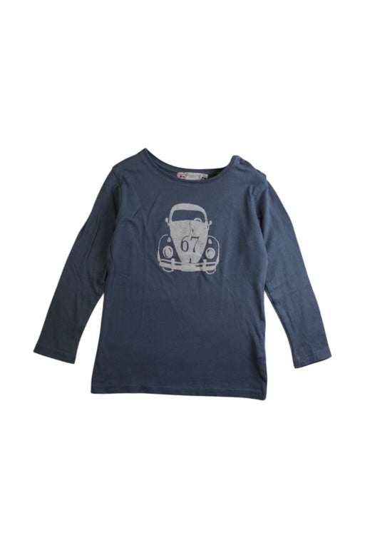 A Blue Long Sleeve T Shirts from Bonpoint in size 2T for boy. (Front View)