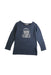 A Blue Long Sleeve T Shirts from Bonpoint in size 2T for boy. (Front View)