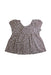 A Brown Short Sleeve Tops from Bonton in size 8Y for girl. (Front View)