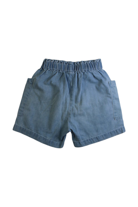 A Blue Shorts from Bonton in size 10Y for girl. (Back View)