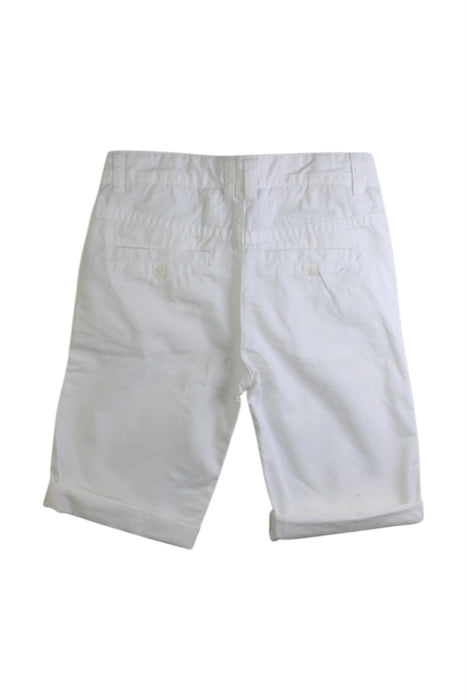 A White Shorts from La Compagnie des Petits in size 6T for boy. (Back View)