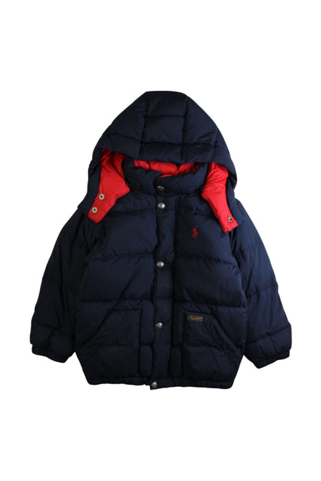 A Navy Puffer/Quilted Coats & Outerwear from Polo Ralph Lauren in size 4T for boy. (Front View)