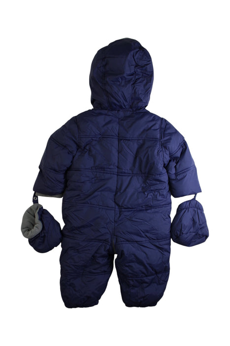 A Navy Snowsuits from Jacadi in size 6-12M for boy. (Back View)