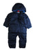 A Navy Snowsuits from Columbia in size 12-18M for boy. (Front View)