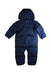 A Navy Snowsuits from Columbia in size 12-18M for boy. (Back View)