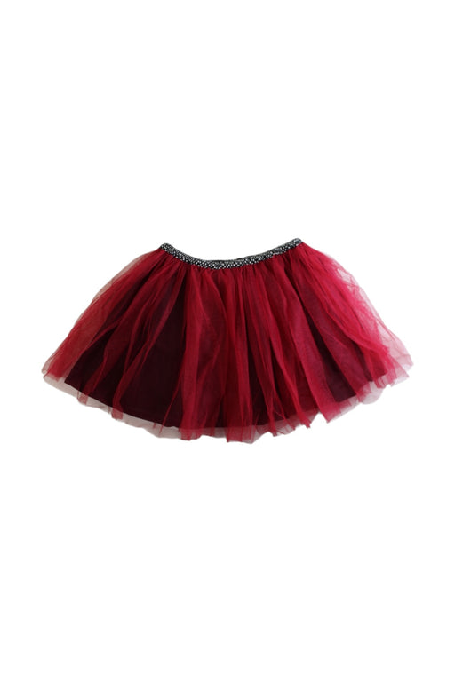 A Red Tulle Skirts from Bonton in size 2T for girl. (Front View)
