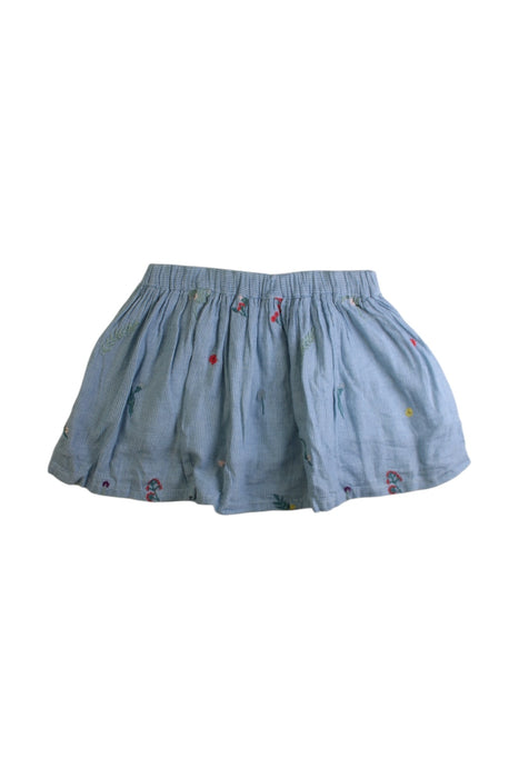 A Blue Short Skirts from Bonton in size 6T for girl. (Front View)