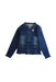 A Blue Lightweight Jackets from La Compagnie des Petits in size 8Y for girl. (Front View)