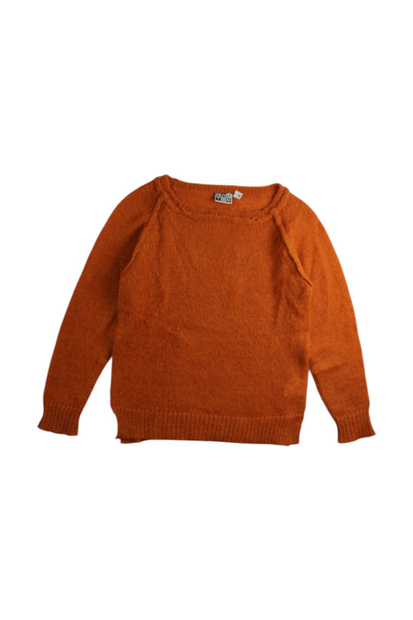 A Orange Knit Sweaters from Bonton in size 6T for neutral. (Front View)