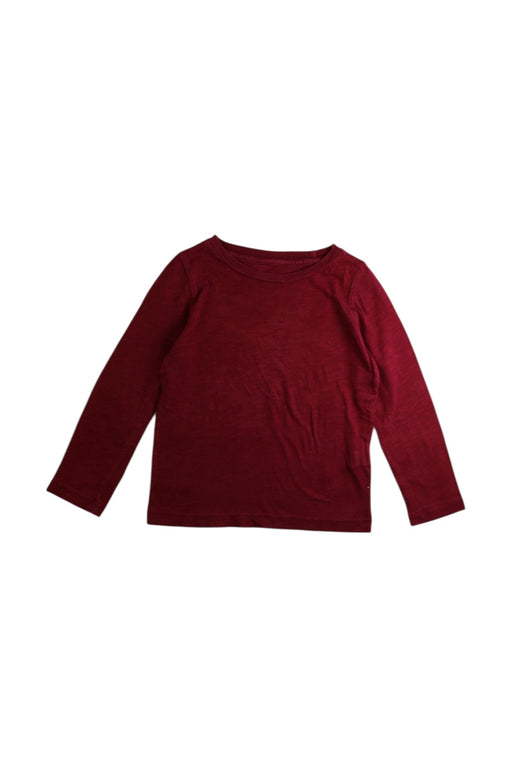 A Burgundy Long Sleeve Tops from Shanghai Tang in size 2T for boy. (Front View)