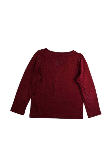 A Burgundy Long Sleeve Tops from Shanghai Tang in size 2T for boy. (Back View)