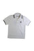 A White Short Sleeve Polos from Timberland in size 4T for boy. (Front View)