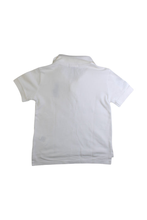 A White Short Sleeve Polos from Polo Ralph Lauren in size 3T for boy. (Back View)