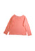 A Peach Long Sleeve Tops from Bonton in size 3-6M for boy. (Back View)