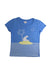 A Blue Short Sleeve T Shirts from Seed in size 5T for boy. (Front View)