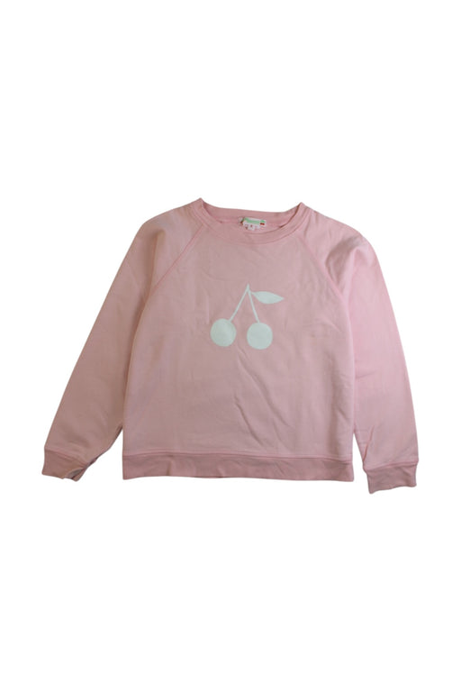 A Pink Crewneck Sweatshirts from Bonpoint in size 8Y for girl. (Front View)