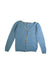 A Blue Cardigans from Bonton in size 6T for girl. (Front View)