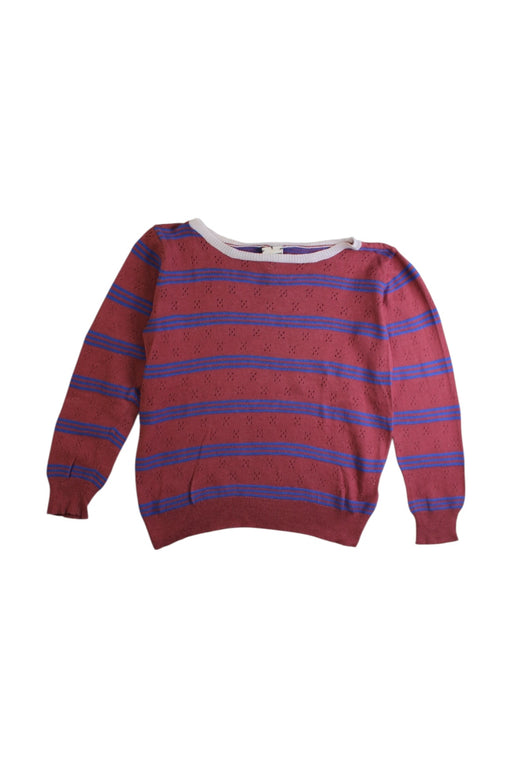 A Red Knit Sweaters from Bonton in size 6T for girl. (Front View)