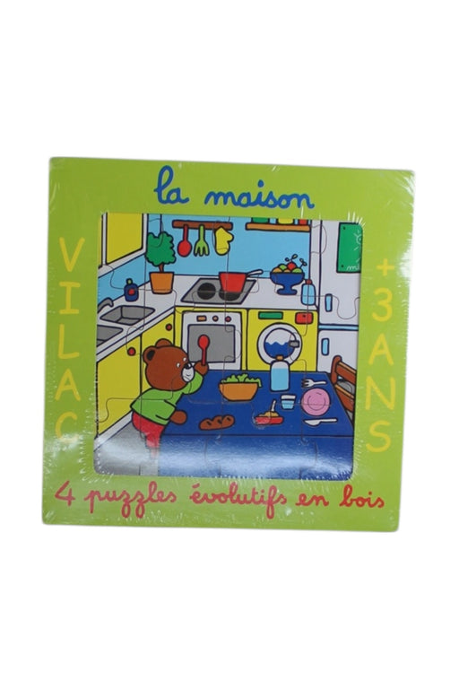 A Multicolour Board Games & Puzzles from Vilac in size 3T for neutral. (Front View)