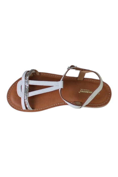 A Brown Sandals from Les Tropéziennes in size 9Y for girl. (Front View)