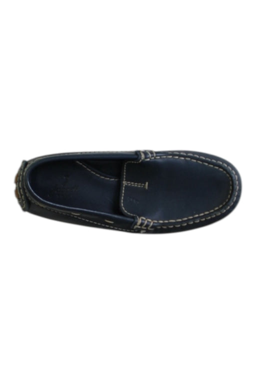 A Navy Loafers & Moccasins from Jacadi in size 7Y for boy. (Front View)