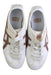 A White Sneakers from Onitsuka Tiger in size 10Y for girl. (Back View)