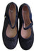 A Black Flats from Jacadi in size 7Y for girl. (Back View)