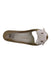 A Gold Flats from Melissa in size 6T for girl. (Front View)
