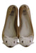 A Gold Flats from Melissa in size 6T for girl. (Back View)