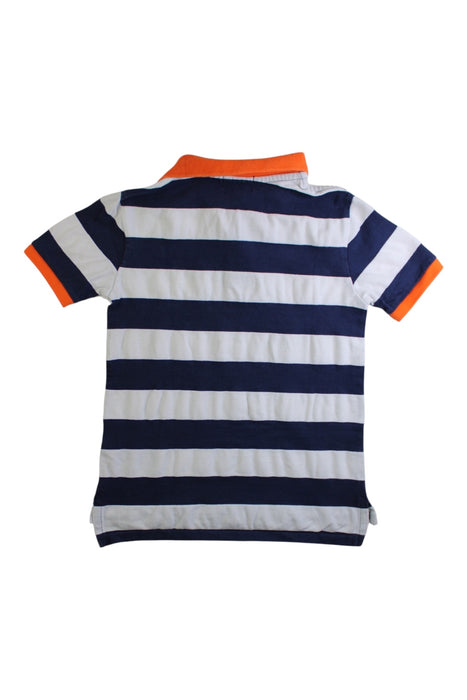A Blue Short Sleeve Polos from Polo Ralph Lauren in size 6T for boy. (Back View)