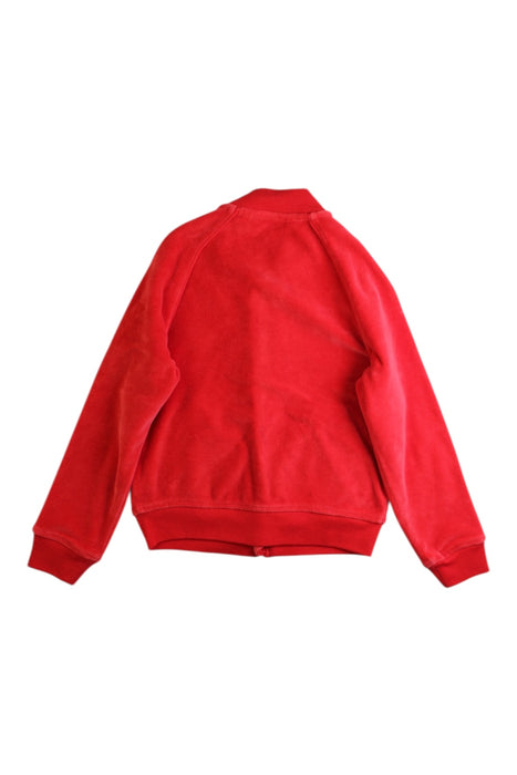 A Red Zippered Sweatshirts from Polo Ralph Lauren in size 5T for neutral. (Back View)