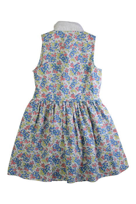 A Multicolour Sleeveless Dresses from Polo Ralph Lauren in size 6T for girl. (Back View)
