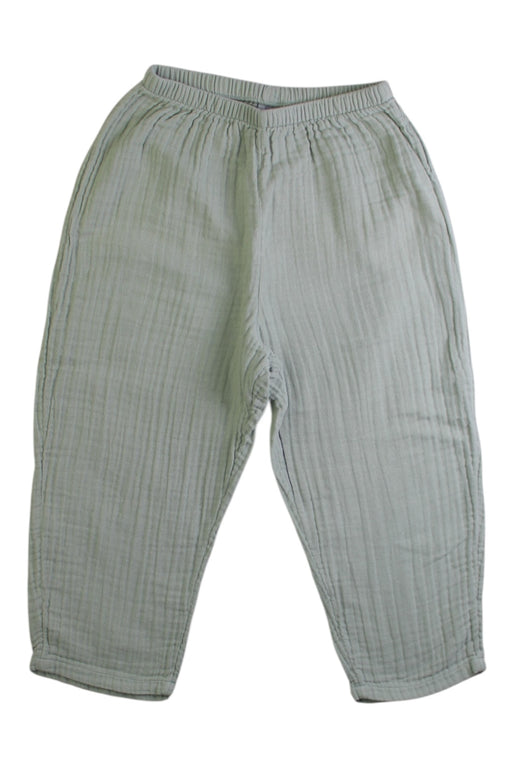 A Green Casual Pants from Petit Bateau in size 3T for neutral. (Front View)