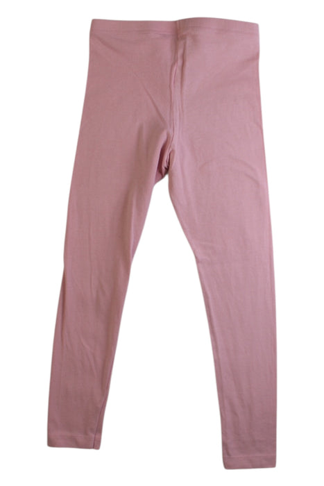 A Pink Leggings from Petit Bateau in size 6T for girl. (Back View)