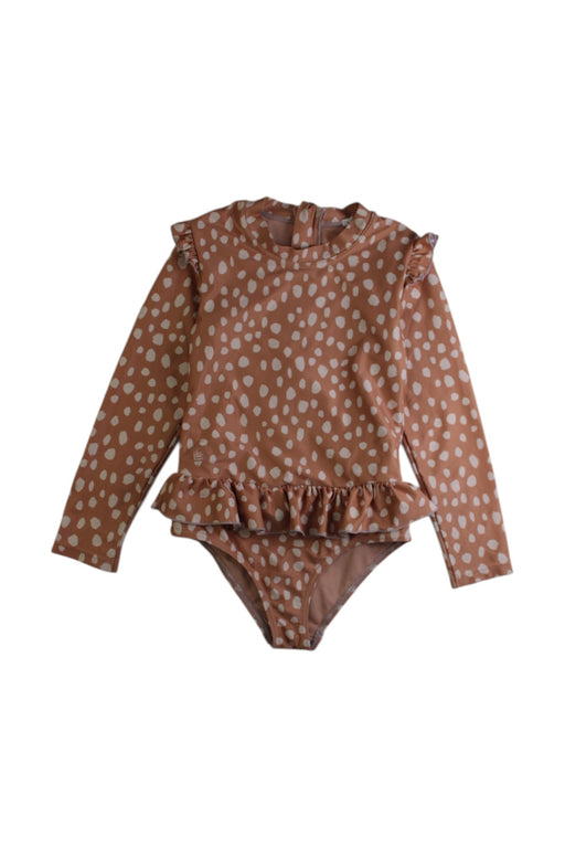 A Peach Swimsuits from Liewood in size 4T for girl. (Front View)