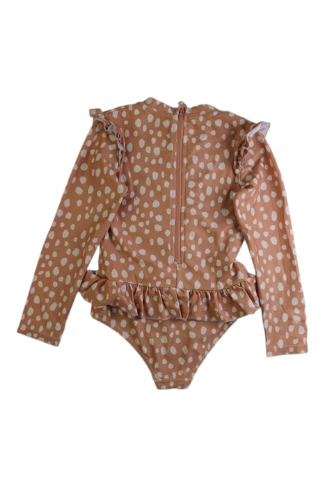A Peach Swimsuits from Liewood in size 4T for girl. (Back View)