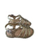 A Gold Sandals from Mini Melissa in size 18-24M for girl. (Back View)