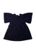 A Navy Short Sleeve Dresses from Chloe in size 3T for girl. (Front View)