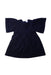 A Navy Short Sleeve Dresses from Chloe in size 3T for girl. (Front View)