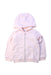 A Pink Zippered Sweatshirts from Givenchy in size 3T for girl. (Front View)