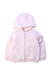 A Pink Zippered Sweatshirts from Givenchy in size 3T for girl. (Front View)